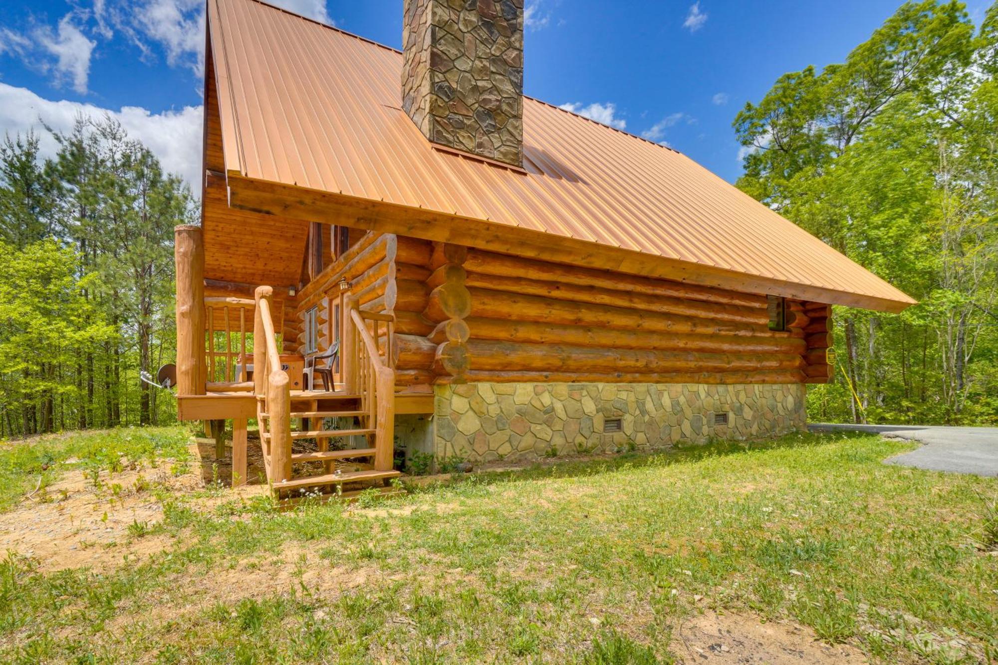 Gatlinburg Cabin With Hot Tub About 11 Miles To Downtown 외부 사진