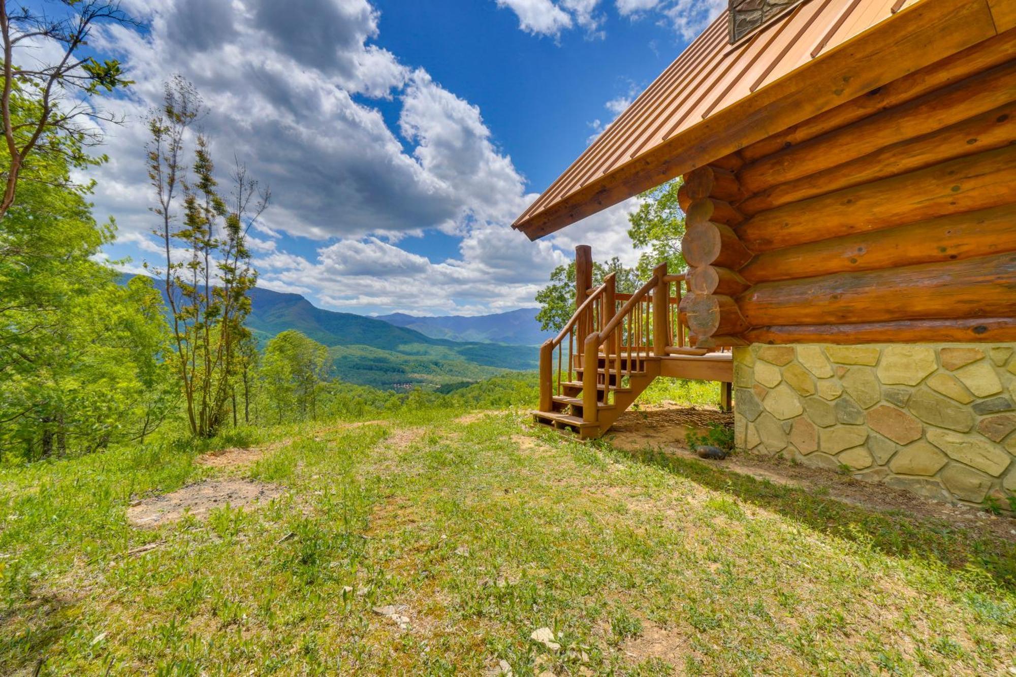 Gatlinburg Cabin With Hot Tub About 11 Miles To Downtown 외부 사진